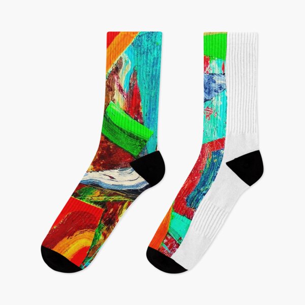 Item preview, Angular abstract painting digitised designed and sold by AndySargeDesign.