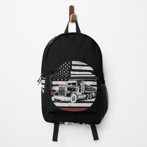 Item preview, Retro Sunset US Flag and Truck designed and sold by YoungMind95.