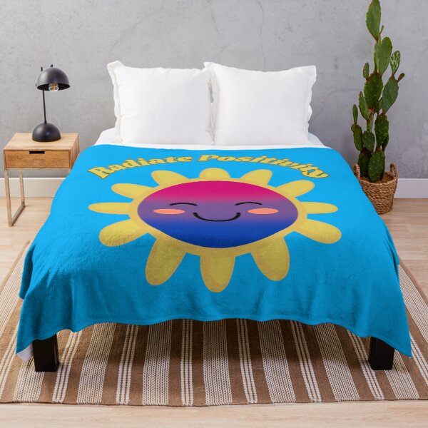Item preview, Radiate Positivity Bisexual  Pride Flag Colored Sun, Kawaii Bi Design, Pride Festival designed and sold by Travelslightly.