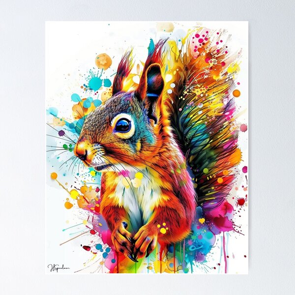 Item preview, Vivid Squirrel Energy designed and sold by HennySpeelman.