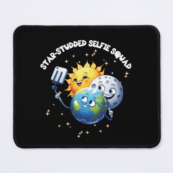Item preview, Star-studded Selfie Squad Cartoon Earth Day Sun Moon Funny Picture Photo Stars designed and sold by André Botes.