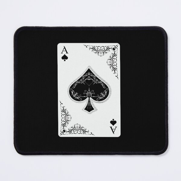 Item preview, ace of spades, retro illustration, arabesque designed and sold by Numbers-Art.