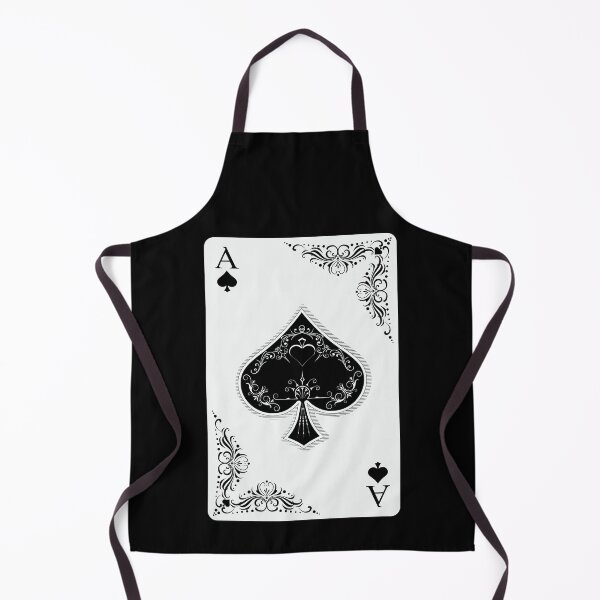 Item preview, ace of spades, retro illustration, arabesque designed and sold by Numbers-Art.