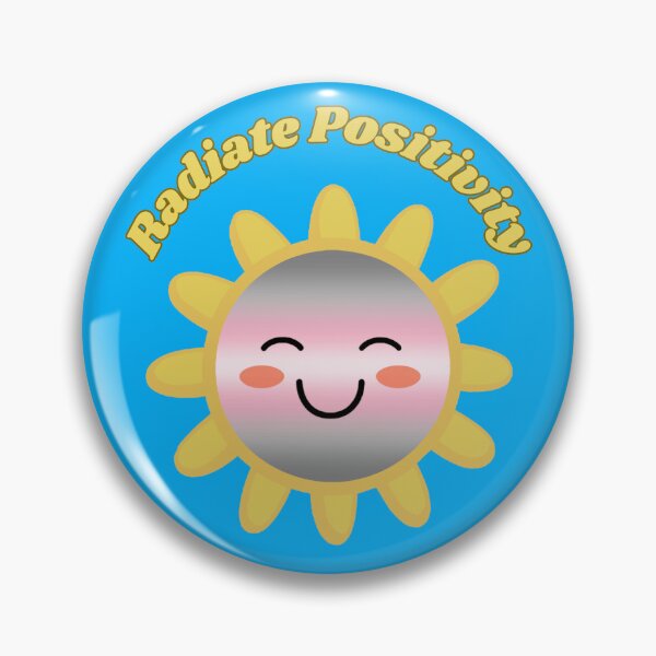 Item preview, Radiate Positivity Demigirl  Pride Flag Colored Sun, Kawaii Demi Design, Pride Festival designed and sold by Travelslightly.
