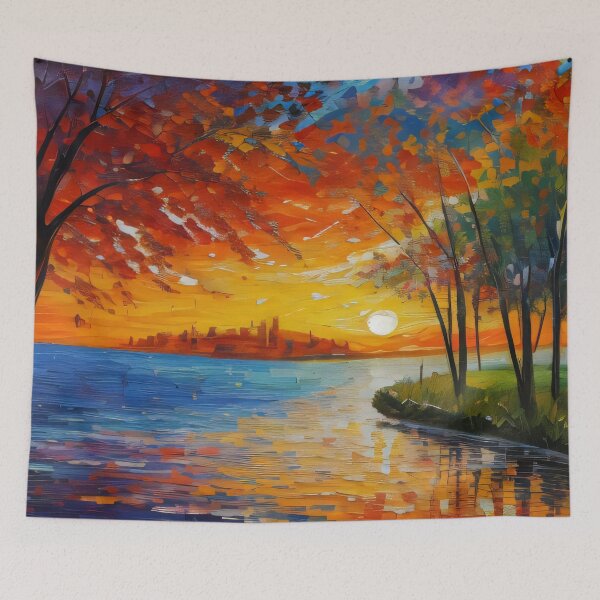 Item preview, Sunset on the lake designed and sold by LilithsDesires.