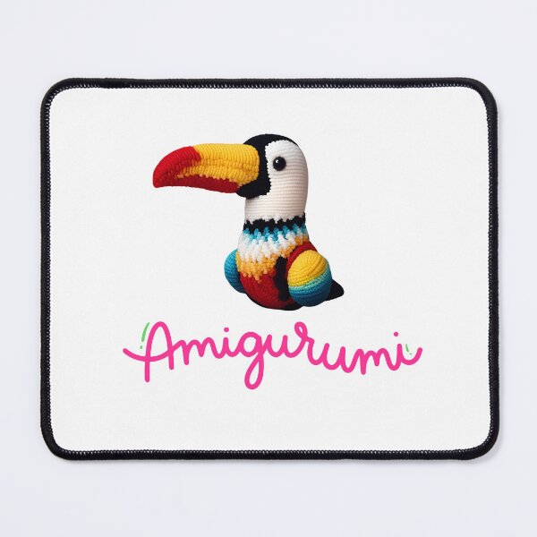 Item preview, amigurumi toucan designed and sold by Yeyishop.