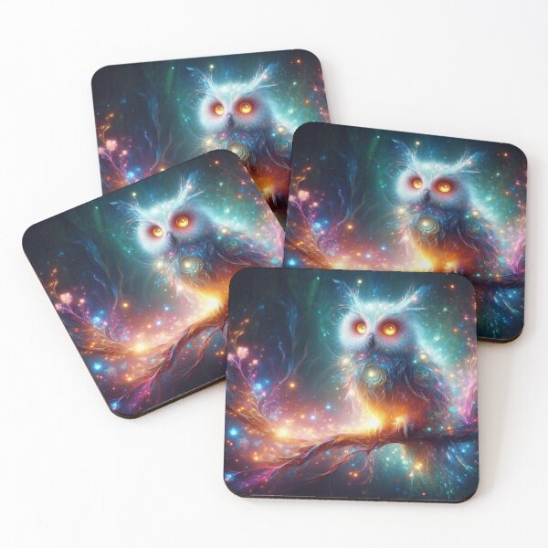 Aperçu de l'œuvre Le hibou dans la galaxie créée et vendue par lamp148.