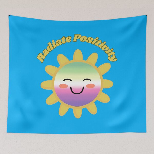 Item preview, Radiate Positivity Genderfae  Pride Flag Colored Sun, Kawaii Genderdoe Design, Pride Festival designed and sold by Travelslightly.