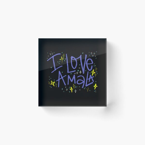 Item preview, I LOVE AMALA NAME PURP designed and sold by GIVENGRACE.ART.
