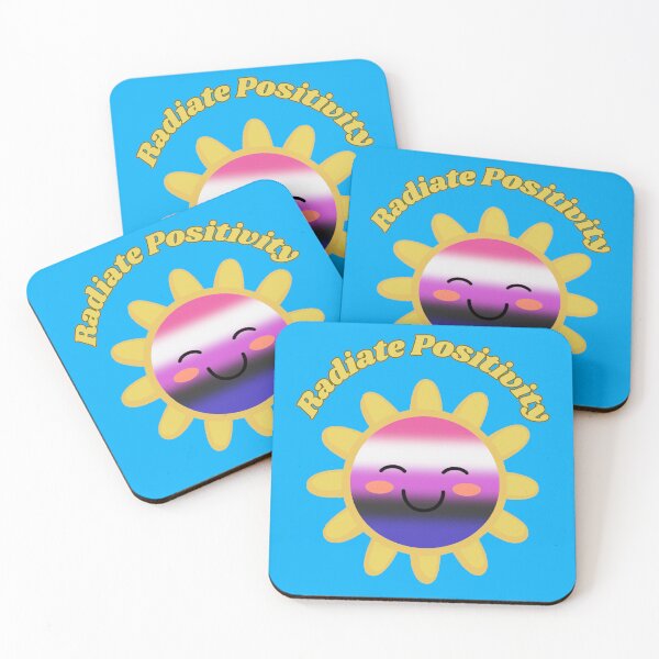 Item preview, Radiate Positivity Genderfluid  Pride Flag Colored Sun, Kawaii Genderfluid Design, Pride Festival designed and sold by Travelslightly.