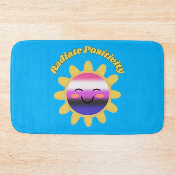 Item preview, Radiate Positivity Genderfluid  Pride Flag Colored Sun, Kawaii Genderfluid Design, Pride Festival designed and sold by Travelslightly.