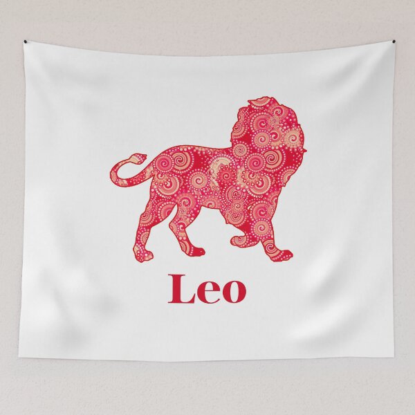 Item preview, Zodiac Sign for Leo in a Red Fractal  designed and sold by Marymarice.
