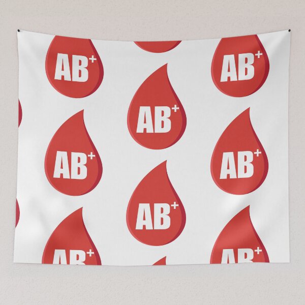 Item preview, AB positive blood type AB+ Donor donate blood designed and sold by Lady-Frost.