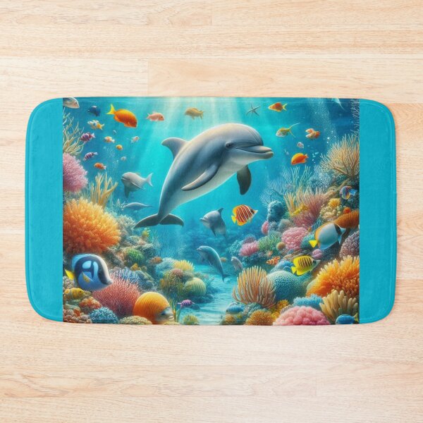 Item preview, Coral Dolphin 7 designed and sold by Sybille-Yates.