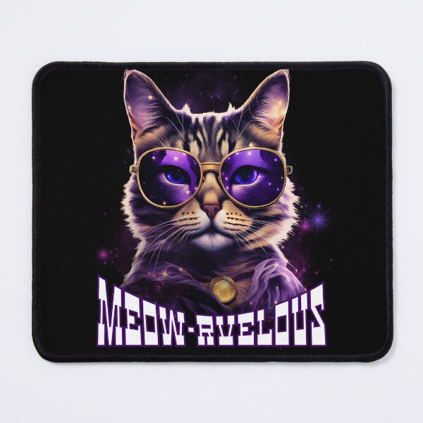 Item preview, Cosmic Cool Cat Meow-rvelous Design designed and sold by andasanc14.