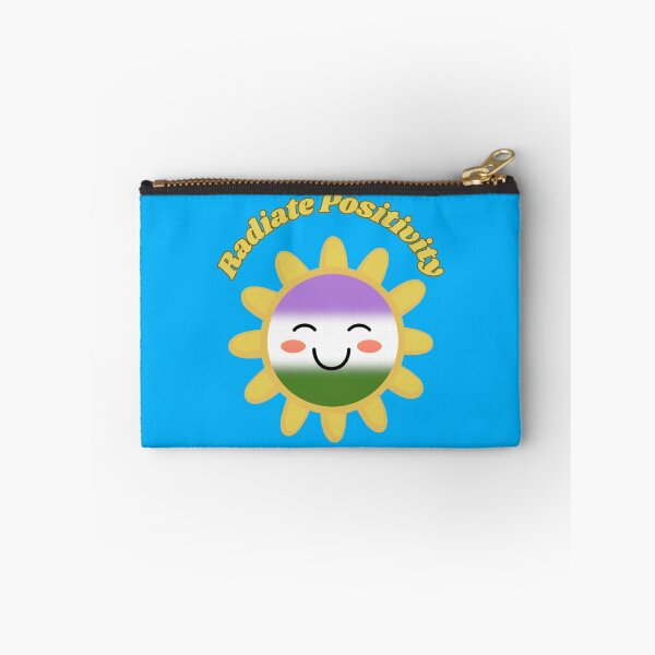 Item preview, Radiate Positivity Genderqueer  Pride Flag Colored Sun, Kawaii Genderqueer Design, Pride Festival designed and sold by Travelslightly.
