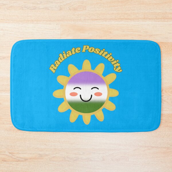 Item preview, Radiate Positivity Genderqueer  Pride Flag Colored Sun, Kawaii Genderqueer Design, Pride Festival designed and sold by Travelslightly.