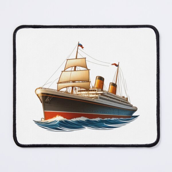 Item preview, Realistic Ship - Detailed and Vibrant Design designed and sold by ShaikTalatAziz.