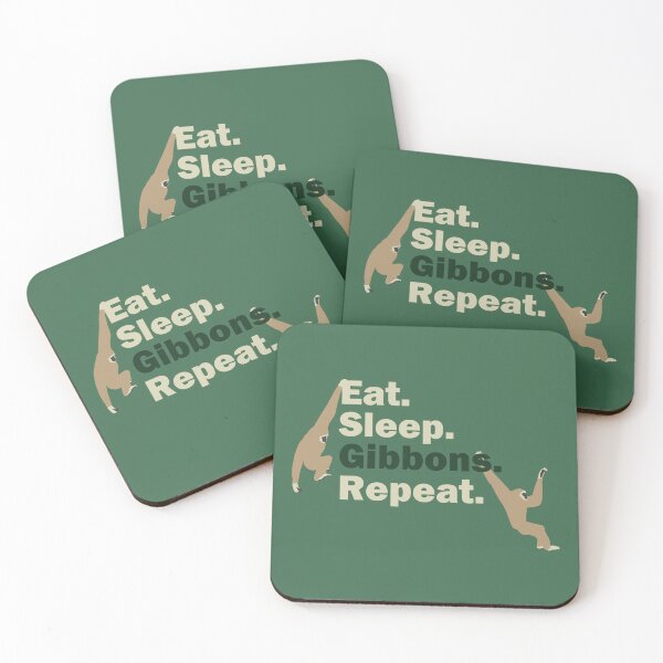 Item preview, Eat, Sleep, Gibbons, Repeat - v2 designed and sold by GeoCreate.