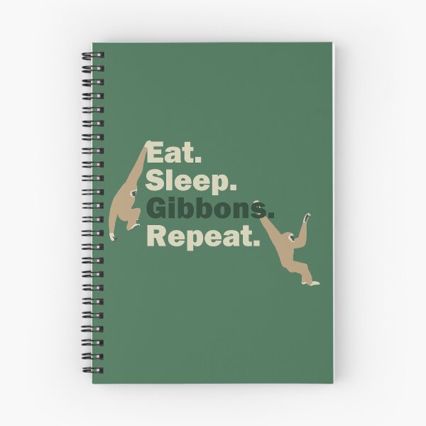 Item preview, Eat, Sleep, Gibbons, Repeat - v2 designed and sold by GeoCreate.