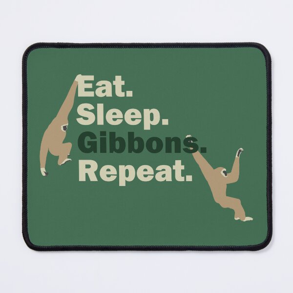 Item preview, Eat, Sleep, Gibbons, Repeat - v2 designed and sold by GeoCreate.