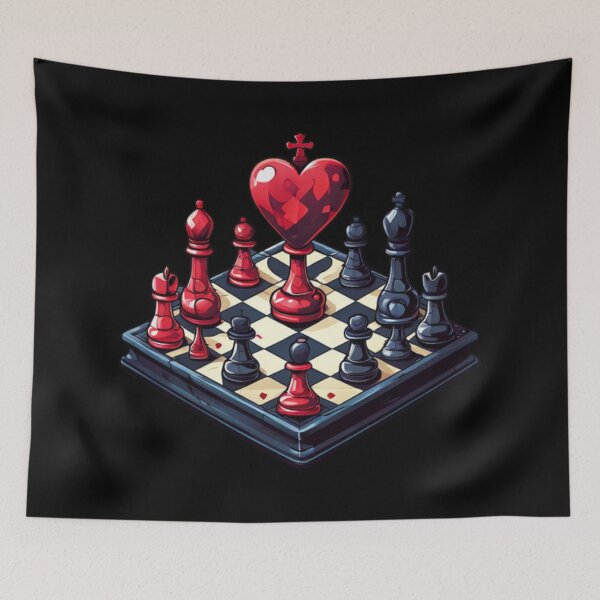 Item preview, Chess Heart Piece designed and sold by Planetporridge.