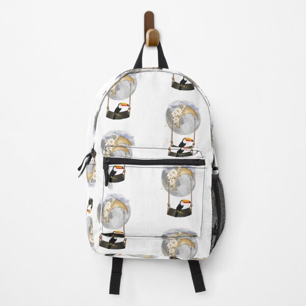 Item preview, Toucan playing swing on the moon designed and sold by Yeyishop.