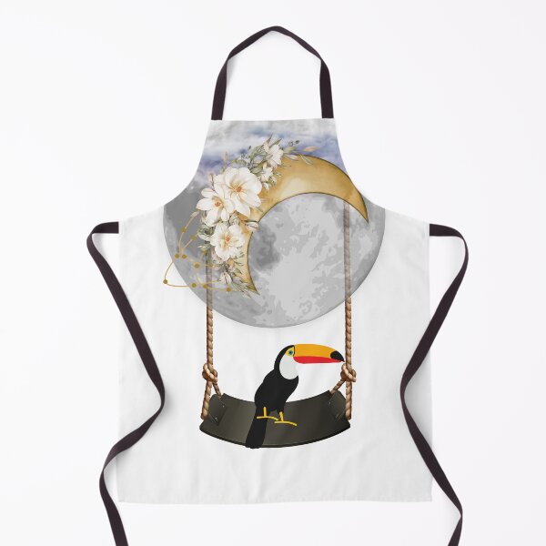 Item preview, Toucan playing swing on the moon designed and sold by Yeyishop.
