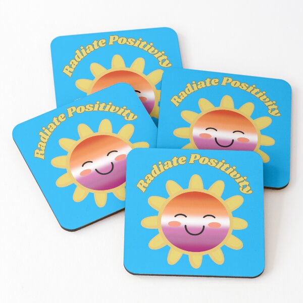 Item preview, Radiate Positivity Lesbian  Pride Flag Colored Sun, Kawaii Lesbian Design, Pride Festival designed and sold by Travelslightly.