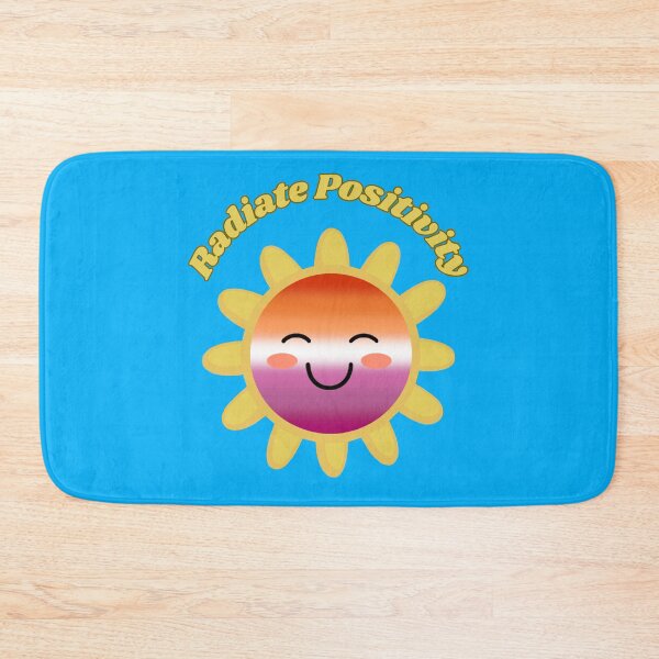 Item preview, Radiate Positivity Lesbian  Pride Flag Colored Sun, Kawaii Lesbian Design, Pride Festival designed and sold by Travelslightly.