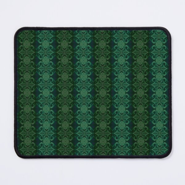 Item preview, [S] Emerald Forest Gothic Flora Stripe designed and sold by SageFolio.