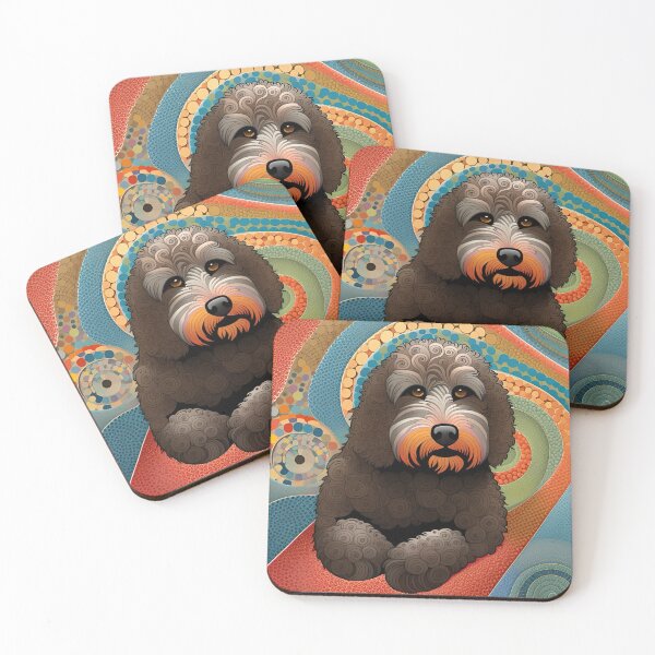 Item preview, Bernedoodle Curly Tails and Mosaic Trails designed and sold by Wags & Tails.