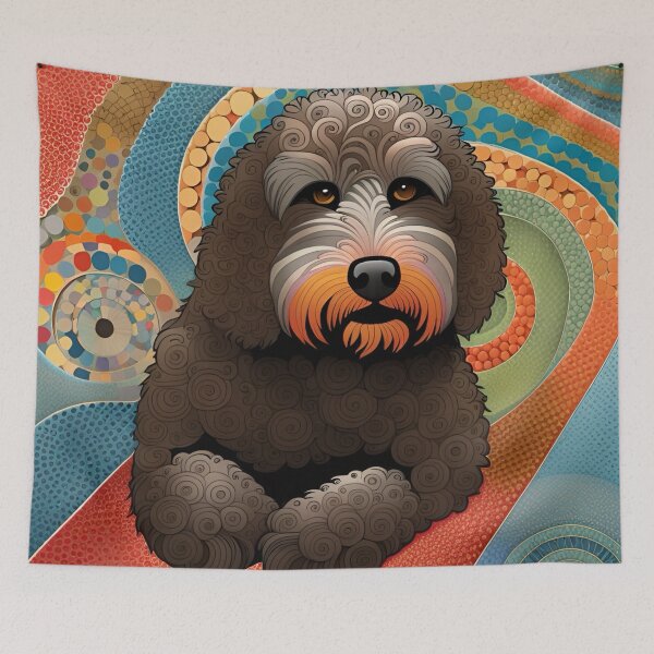 Item preview, Bernedoodle Curly Tails and Mosaic Trails designed and sold by Wags & Tails.