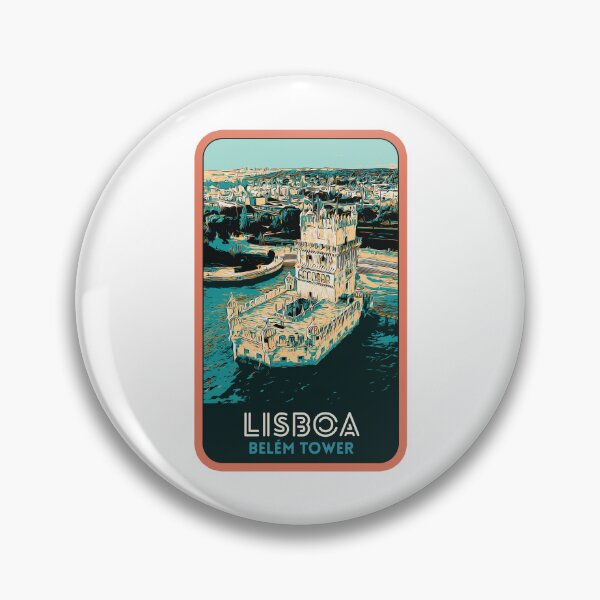 Item preview, Belem Tower Lisbon Portugal Tagus River Illustration | Historic Art designed and sold by Lemomo-artworks.