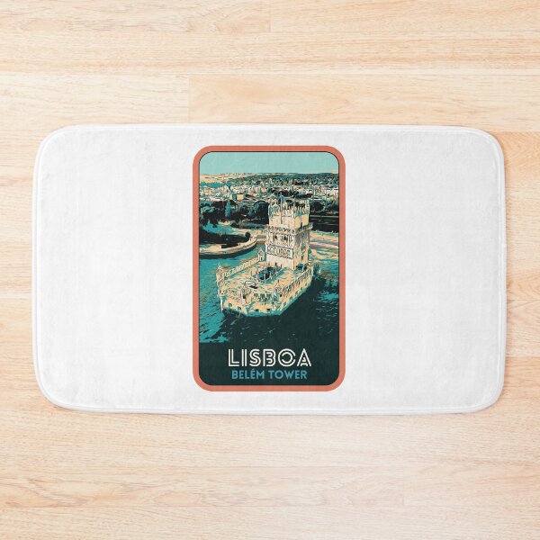 Item preview, Belem Tower Lisbon Portugal Tagus River Illustration | Historic Art designed and sold by Lemomo-artworks.