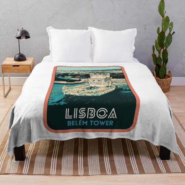 Item preview, Belem Tower Lisbon Portugal Tagus River Illustration | Historic Art designed and sold by Lemomo-artworks.