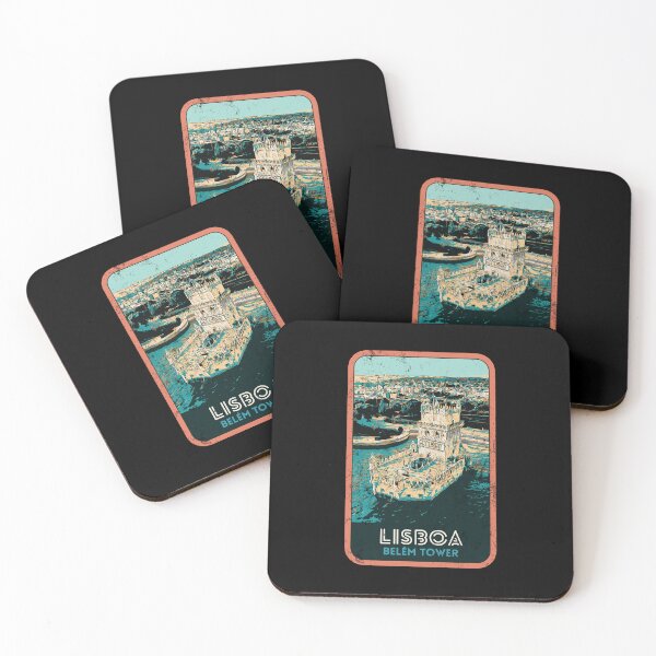 Item preview, Belem Tower Lisbon Portugal Tagus River Illustration | Historic Art designed and sold by Lemomo-artworks.