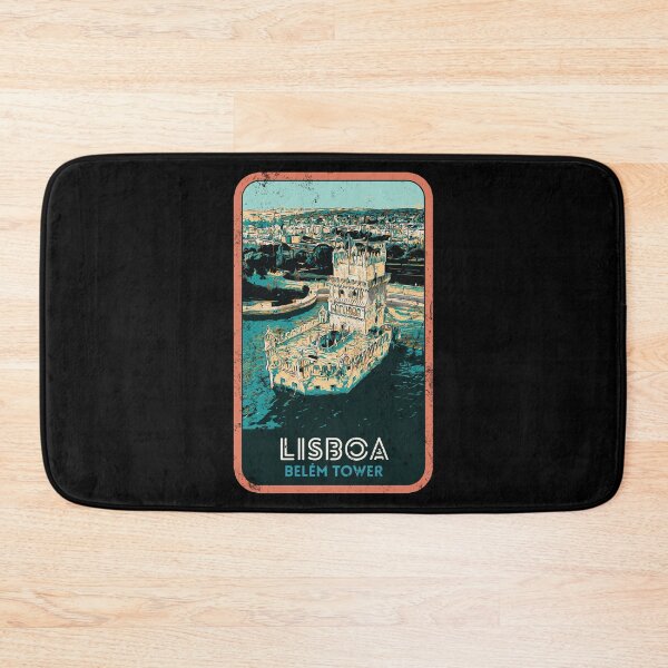 Item preview, Belem Tower Lisbon Portugal Tagus River Illustration | Historic Art designed and sold by Lemomo-artworks.