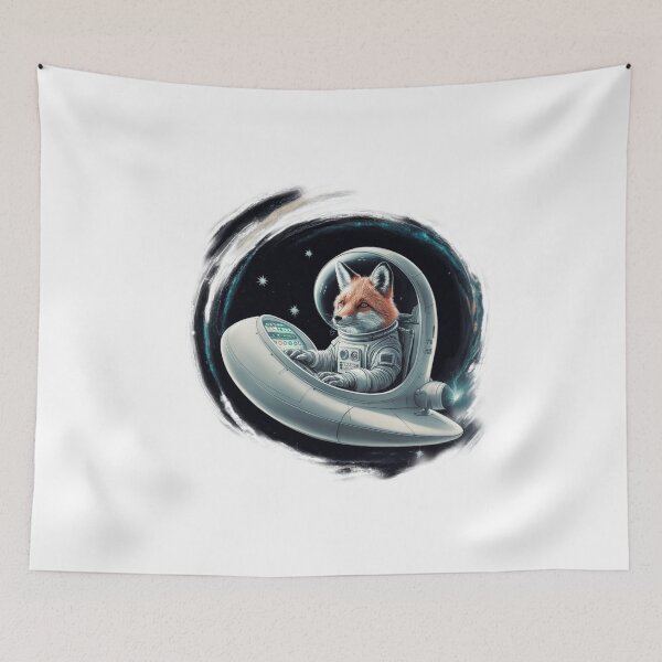 Item preview, Space Fox designed and sold by Gentle40Winks.