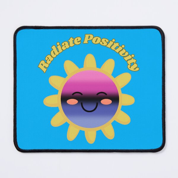 Item preview, Radiate Positivity Omnisexual Pride Flag Colored Sun, Kawaii Omni Design, Pride Festival designed and sold by Travelslightly.