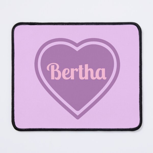 Item preview, Bertha Name Girl Purple designed and sold by Monika Howarth.