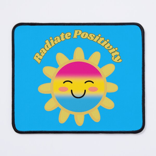 Item preview, Radiate Positivity Pansexual Pride Flag Colored Sun, Kawaii Pan Design, Pride Festival designed and sold by Travelslightly.