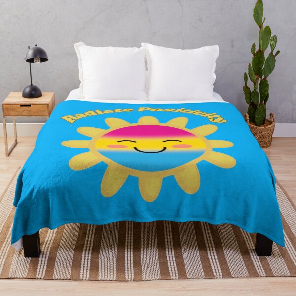 Item preview, Radiate Positivity Pansexual Pride Flag Colored Sun, Kawaii Pan Design, Pride Festival designed and sold by Travelslightly.