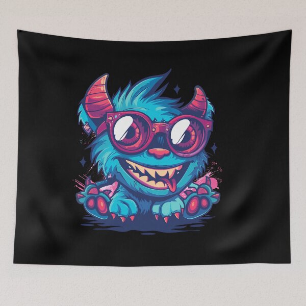 Item preview, Blue Monster designed and sold by slemfiskz.