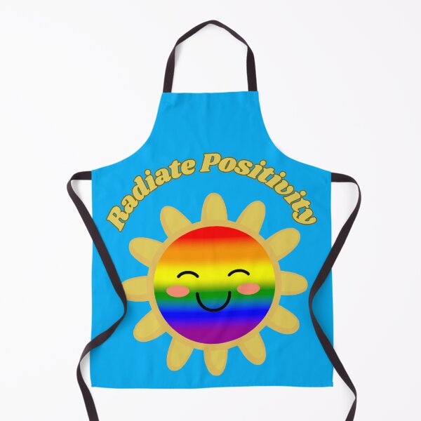 Item preview, Radiate Positivity LGBTQ Rainbow Pride Flag Colored Sun, Kawaii Rainbow Design, Pride Festival designed and sold by Travelslightly.