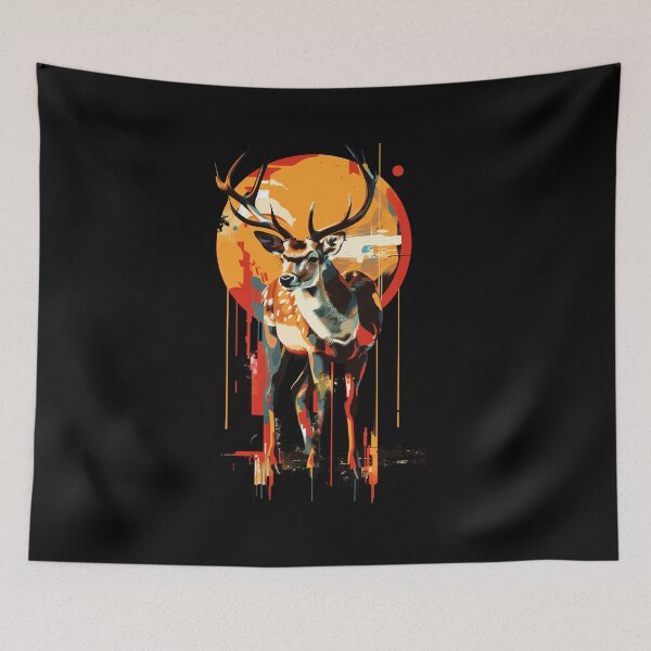 Item preview, Abstract Deer designed and sold by slemfiskz.