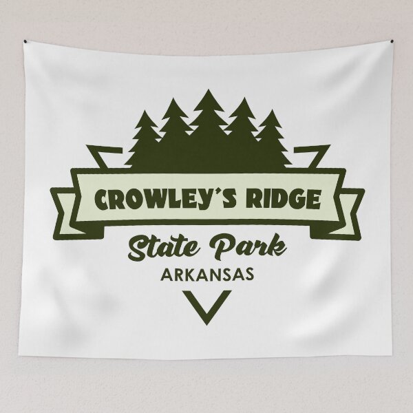 Item preview, Crowley's Ridge State Park Arkansas Trees And Ribbon designed and sold by bivenart.