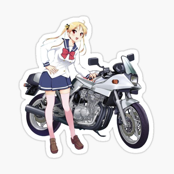 Anime Motorcycle Stickers for Sale | Redbubble