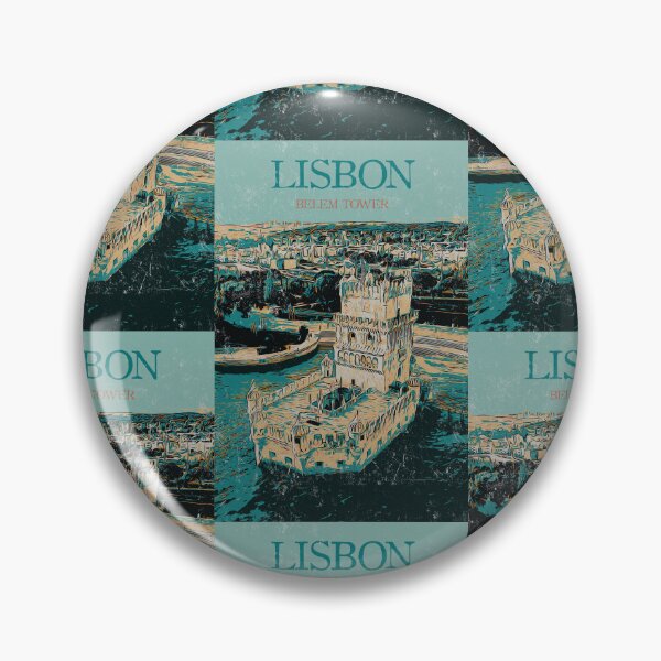 Item preview, Belem Tower Lisbon Portugal Tagus River Illustration | Historic Art designed and sold by Lemomo-artworks.