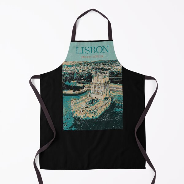 Item preview, Belem Tower Lisbon Portugal Tagus River Illustration | Historic Art designed and sold by Lemomo-artworks.